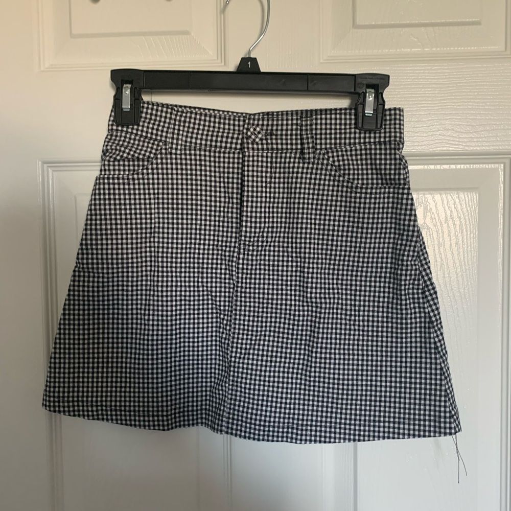 gingham pacsun mini skirt